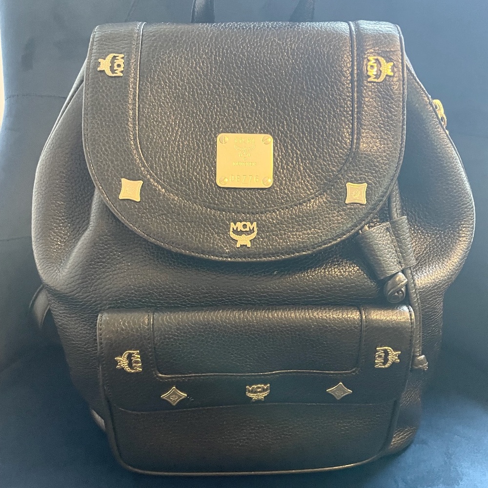 MCM Backpack with drawstring